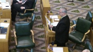Albany's Rep. Andy Olson carried the camera bill to its 57-3 passage in the House.