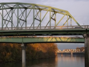 Albany's Willamette River bridges.