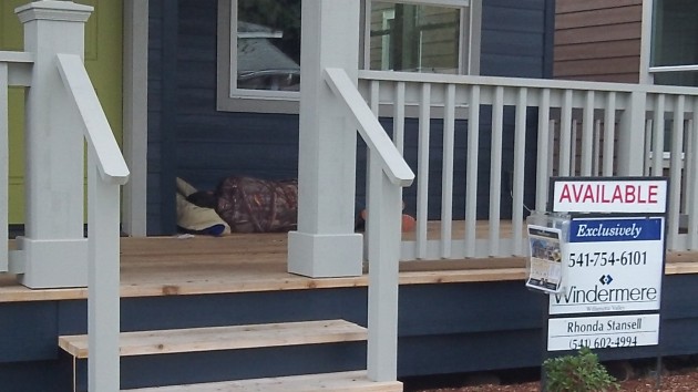 Naptime on the porch, photographed on Oct. 16.