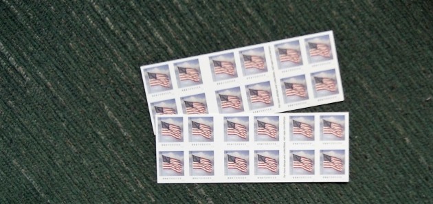 Books of 20 stamps set you back $9.80. Soon they'll be just $9.40.